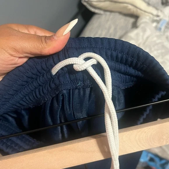 Mitchell & Ness Navy Blue Legacy Shorts - Picture 4 of 8